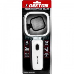 DEKTON DT60260 Μεγεθυντικός φακός με led 