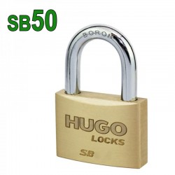 HUGO 60218 Λουκέτο Ορειχάλκινο SB50 Με 3 Κλειδιά