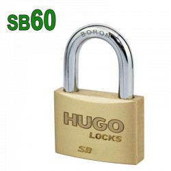 HUGO 60219 Λουκέτο Ορειχάλκινο SB60 Με 3 Κλειδιά