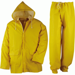 KAPRIOL RAIN Αδιάβροχο (νιτσεράδα) σακάκι - παντελόνι κίτρινο