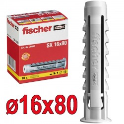 FISCHER SX16x80 Βύσμα γενικής χρήσης 70016 (10 τεμάχια)