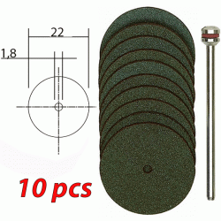 PROXXON 28810 Δίσκοι κουρούνδιου  Ø 22mm 10 τεμάχια