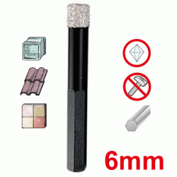 KEIL Keramik Diamond Dry Drill Διαμαντοτρύπανο 6mm