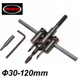 PASCO TOOLS 000153 Τρυπάνι διαβήτης 30-120mm