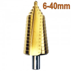 PASCO 004980 Κλιμακωτή φρέζα τρίκοπη - Step drill 6-40mm