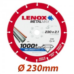 LENOX METALMAX 230-2.1mm Μεταλλικοί δίσκοι κοπής μετάλλων (2030870)