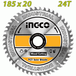 INGCO TSB118511 Δίσκος δισκοπρίονου κοπής ξύλου Ø185x20x24T