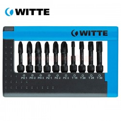 WITTE COMBIT-BOX IMPACT Σειρά μύτες 1/4 παλμικού κατσαβιδιού 10τμχ