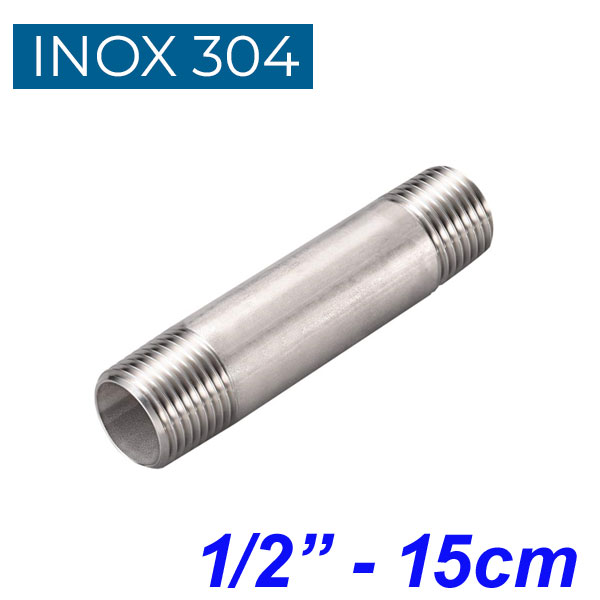 INOX 304 Σωληνομαστός 1/2" -15cm