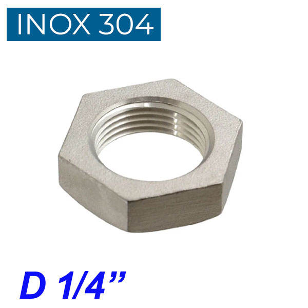 INOX 304 Παξιμάδι 1/4"