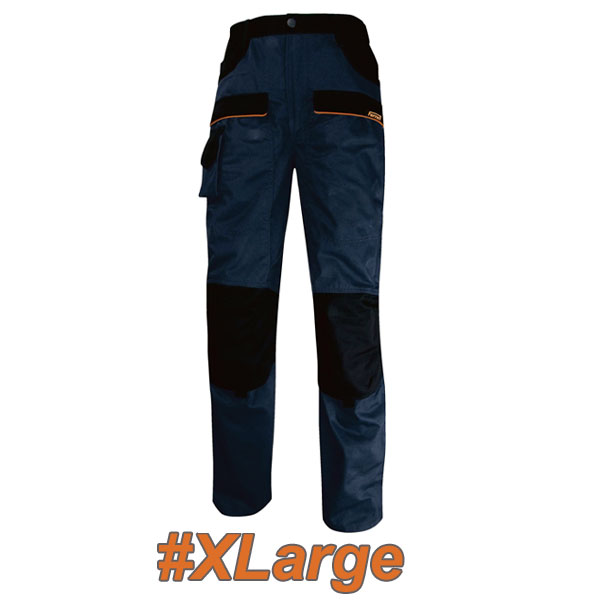 FERRELI BOLTON 16-304-654 Παντελόνι εργασίας μπλε - μαύρο #XLarge