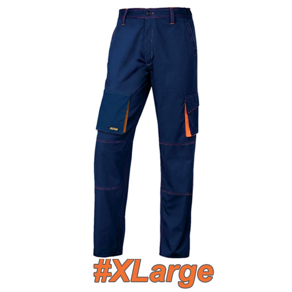 FERRELI BIZARO 16-304-624 Παντελόνι εργασίας μπλε - πορτοκαλί #XLarge
