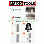 PASCO 600104 Εξωτερικός απογρεζωτής - φρέζα Ø 8-20mm