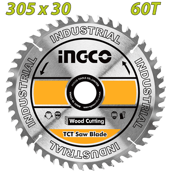 INGCO TSB130523 Δίσκος δισκοπρίονου κοπής ξύλου Ø305X30X60T