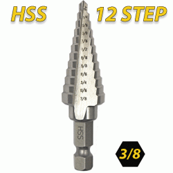 ROK 36406 Τρυπάνι κωνικό κλιμακωτό - Step drill    