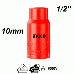 INGCO HIHAST12101 Καρυδάκι 1/2"-10mm 1000V VDE Ηλεκτρολόγου