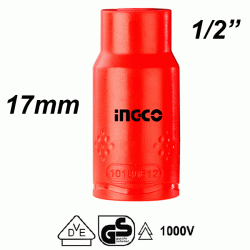 INGCO HIHAST12171 Καρυδάκι 1/2¨-17mm 1000V VDE ηλεκτρολόγου