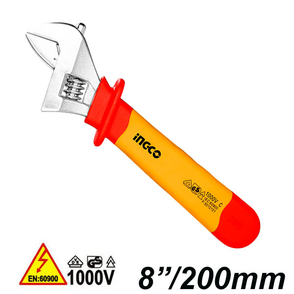 INGCO HIADW081 Γαλλικό κλειδί 200mm/8" 1000V ηλεκτρολόγου