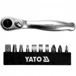 YATO YT-14390 Σετ καστάνια για μύτες 1/4" (11τεμ)