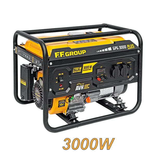 FFGROUP GPG3000 PLUS 2.7/3.0 Γεννήτρια βενζίνης τετράχρονη 3.0kVA (46093)