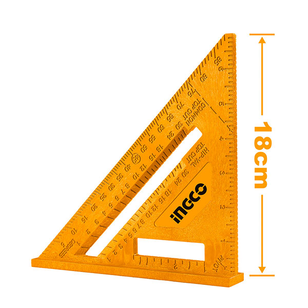 INGCO HAS20202 Τρίγωνο γωνιόμετρο - Γωνία 18cm