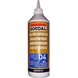 SOUDAL D4  Κόλλα πολυουρεθάνης αδιάβροχη γενικής χρήσης 750g (36723)