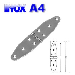 INOX A4 Μεντεσές M8048
