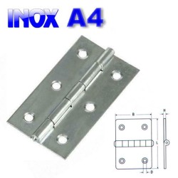 INOX A4 Μεντεσές M8150 (επιλέγετε μέγεθος)
