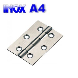 INOX A4 Μεντεσές πλακέ AKSSSN20 (επιλέγετε μέγεθος)