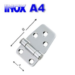 INOX A4 Μεντεσές ρόμβου κοφτός ART852