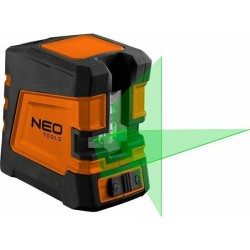NEO TOOLS 75-107 Αλφάδι laser σταυρού πράσινης δέσμης 20m