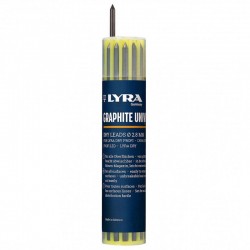LYRA 4499102 Ανταλλακτικές μύτες γκρι για μηχανικό μολύβι (12 τεμ)