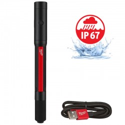 MILWAUKEE IR PL250 Φακός στυλό φορτιζόμενος USB LED 250 lumens (4933478705)