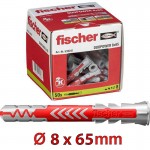 FISCHER 538241 Βύσμα πλαστικό DuoPower Ø8x65mm (50 τεμ)