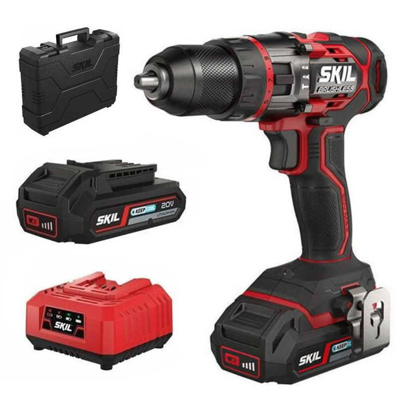 SKIL XP 3070HA Κρουστικό δραπανοκατσάβιδο Brushless 20V + 2 μπαταρίες x 2.5Ah (CD1E3070HA)