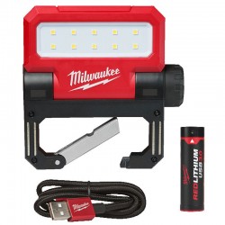 MILWAUKEE L4 FFL-301Επαναφορτιζόμενος φακός USB ευρείας δέσμης 550 LUMENS (4933479766)