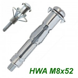 SPAP HWA M8x52 Μεταλλικό βύσμα γυψοσανίδας αρθρωτό με βίδα (3004116)
