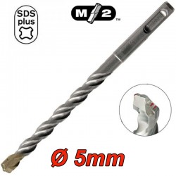 MILWAUKEE Τρυπάνι M2 SDS-Plus 2 κοπών Ø 5mm (επιλέγετε μήκος)
