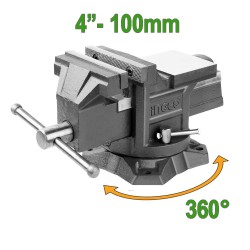 INGCO HBV084 Μέγγενη Πάγκου 4" Περιστρεφόμενη