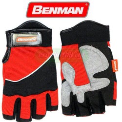 BENMAN Γάντια με δερμάτινη ενίσχυση (επιλέγετε μέγεθος)