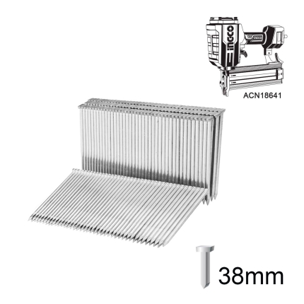 INGCO ANA01381 Καρφιά Αεροκαρφωτικού 38mm (1000τμχ)